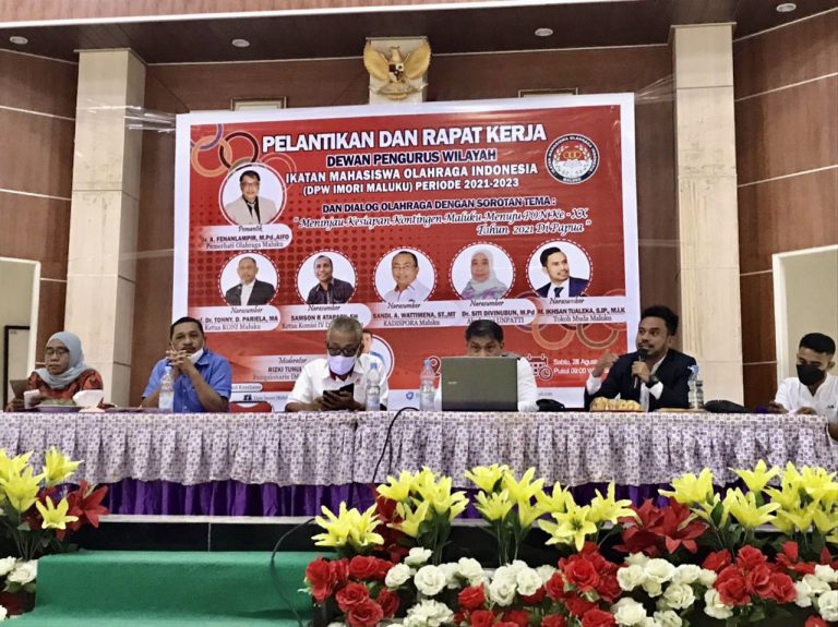 DPW IMORI Maluku Laksanakan Pelantikan dan Dialog Olahraga, Ikhsan Tualeka Ajak Masyarakat Bangun Daerah dengan Olahraga