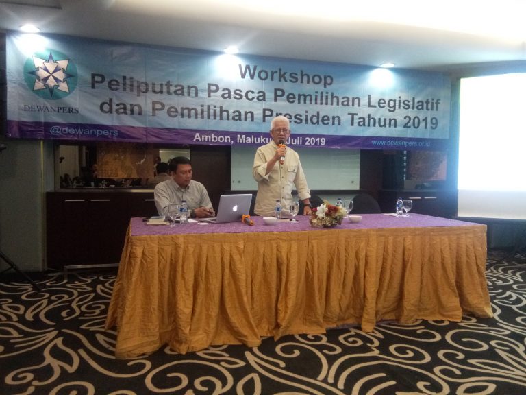 Sukses Kawal Pemilu 2019, Dewan Pers Apresiasi Pekerja Media di Maluku