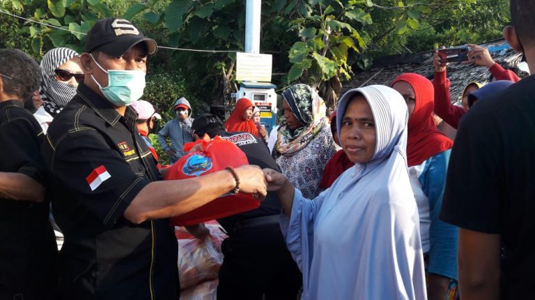 Baru Dilantik, KKBMM Maluku Salurkan Bantuan ke Korban Gempa Negeri Liang dan Waai
