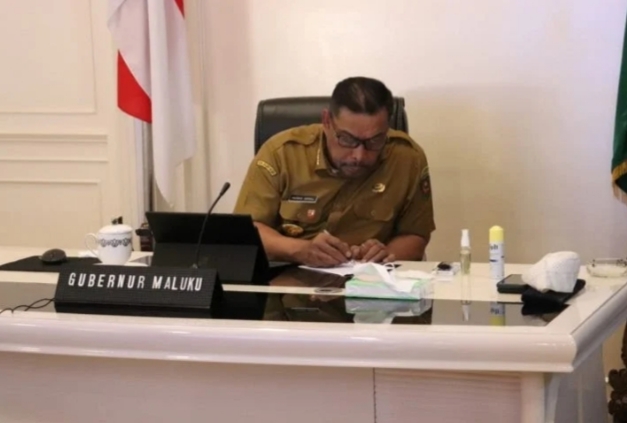 Gubernur Maluku Hadiri Rakor Evaluasi PPKM, Mendagri : Kepala Daerah Antisipasi Potensi Kerumunan