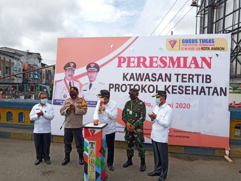 Mardika Jadi Kawasan Protokol Kesehatan, PKM Diberlakukan di Kota Ambon