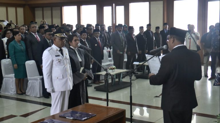 Lantik Bupati MBD, Ini Tiga Pesan Gubernur Maluku