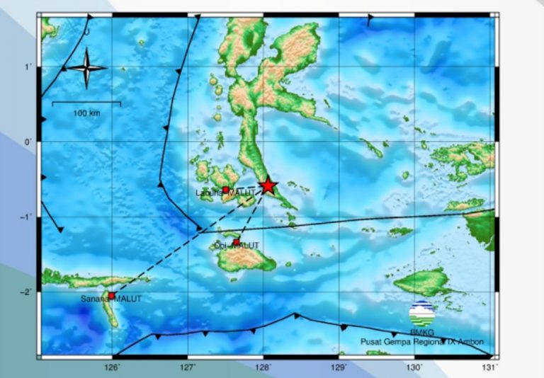 Gempa Berkekuatan 7,2 Guncang Halmahera, Tidak Berpotensi Tsunami