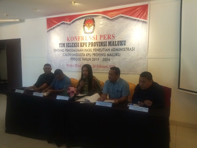 Tim Seleksi Umumkan 41 Calon KPUD Maluku yang Lolos Administrasi
