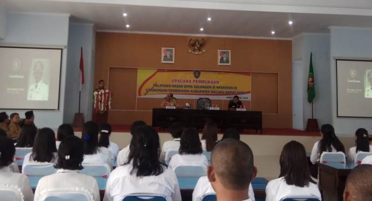 Wagub Buka Pelatihan Dasar CPNS Golongan III Kabupaten MBD