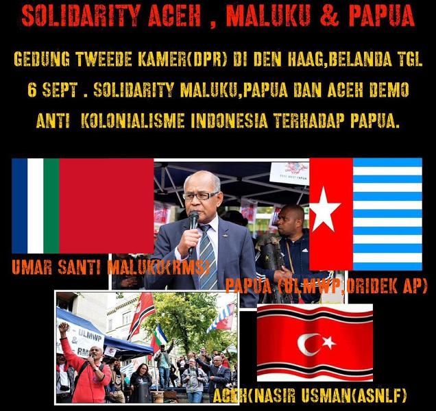 ASNLF, ULMWP dan RMS Bersatu Gelar Aksi Demo Dukung Papua