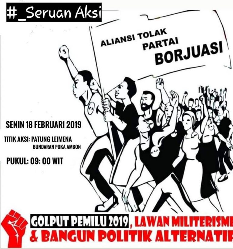 Besok, Aliansi Mahasiswa Papua (AMP) Kota Ambon gelar Kampanye Golput Pemilu 2019