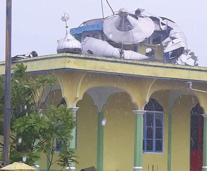 Angin Kencang Terjang Maluku Tenggara, 2 Masjid dan 8 Rumah Warga Rusak Parah